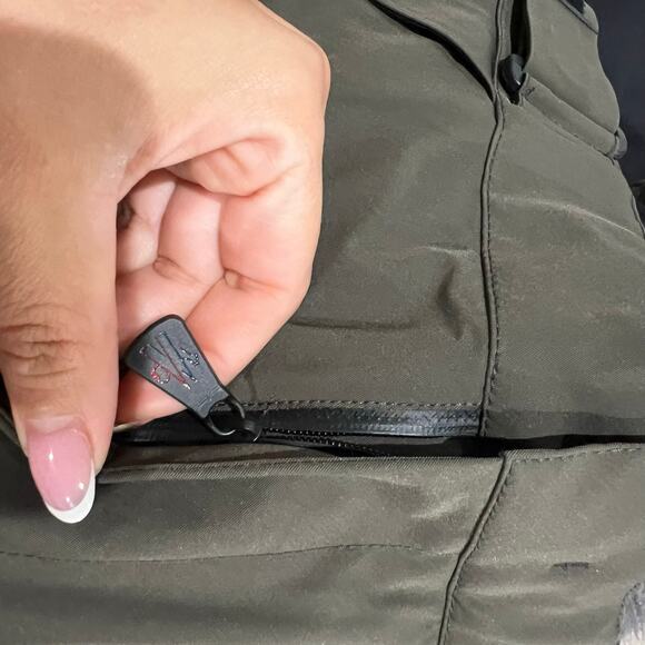 Moncler Green Grenoble Snow Weatherproof Pants Small - Picture 8 of 15